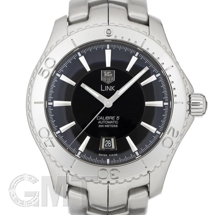中古)TAG HEUER タグ・ホイヤー リンク キャリバー5 ブラック WJ201A