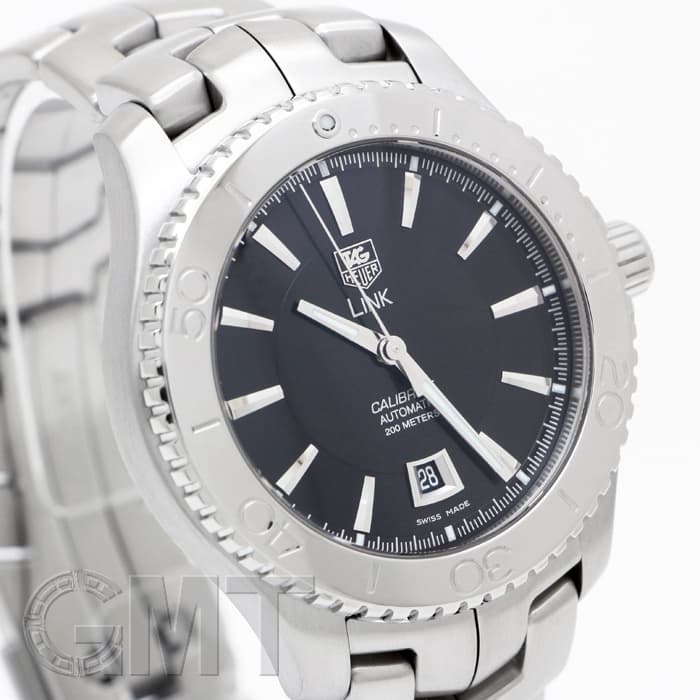 中古)TAG HEUER タグ・ホイヤー リンク キャリバー5 ブラック WJ201A