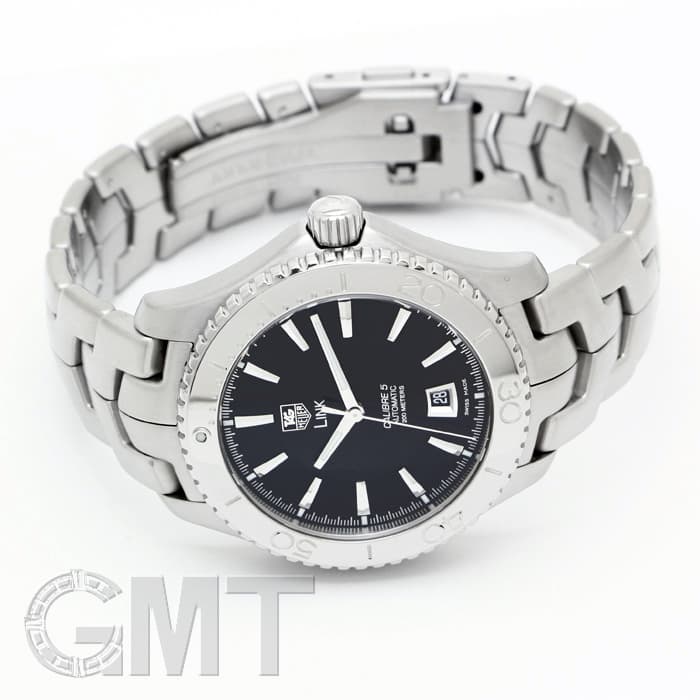 中古)TAG HEUER タグ・ホイヤー リンク キャリバー5 ブラック WJ201A