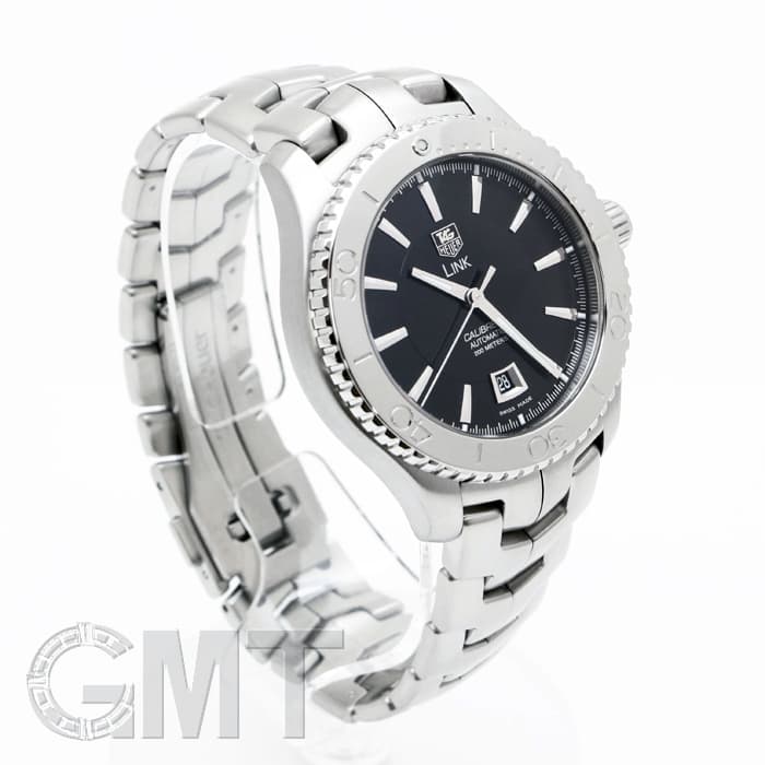 TAG Heuer タグホイヤー 時計 リンクキャリバー5 WJ201A ブラック文字盤 SS SS メンズ バックスケルトン 美品【本物保証】 中古)TAG HEUER タグ・ホイヤー リンク キャリバー5 ブラック WJ201A