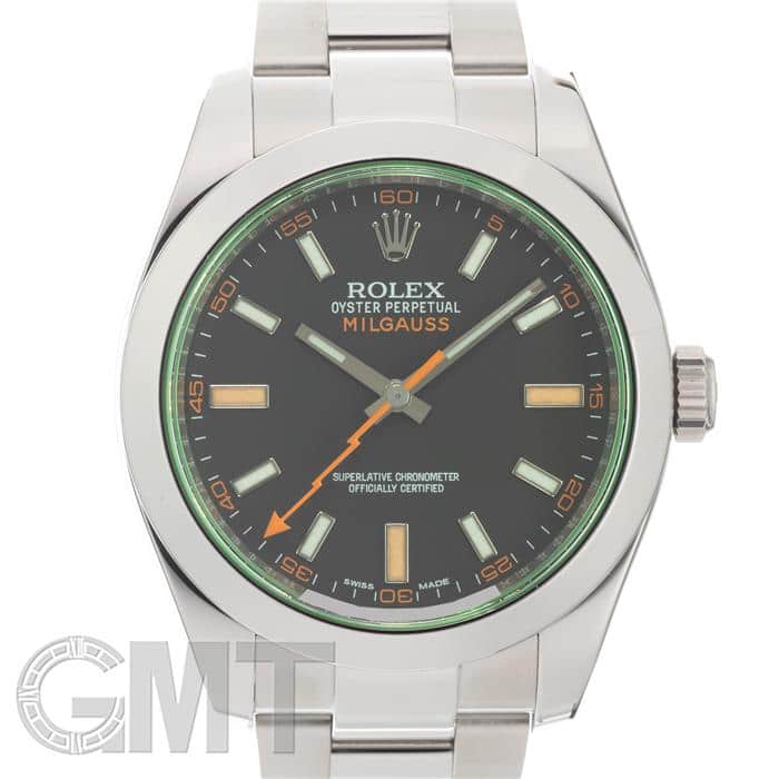 中古)ROLEX ロレックス ミルガウス 116400GV ブラック（商品ID 