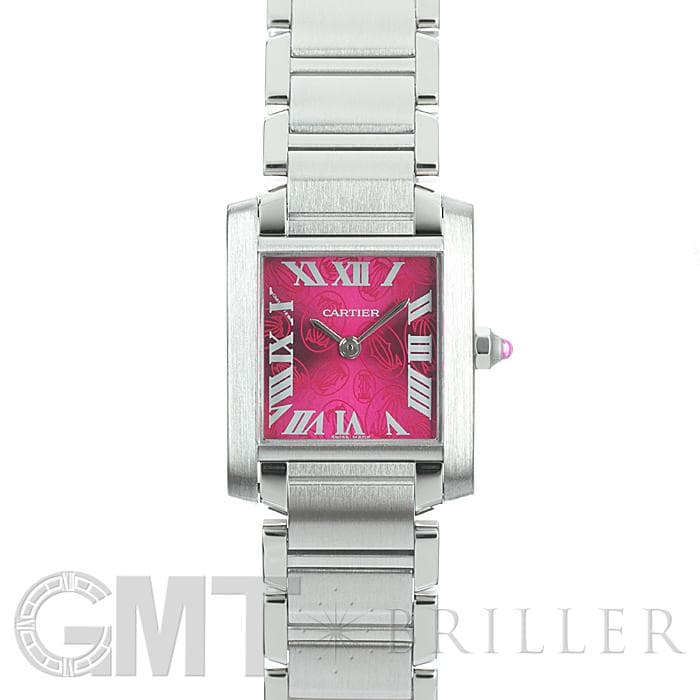 中古)CARTIER カルティエ タンク フランセーズ SM W51030Q3 ラズベリー