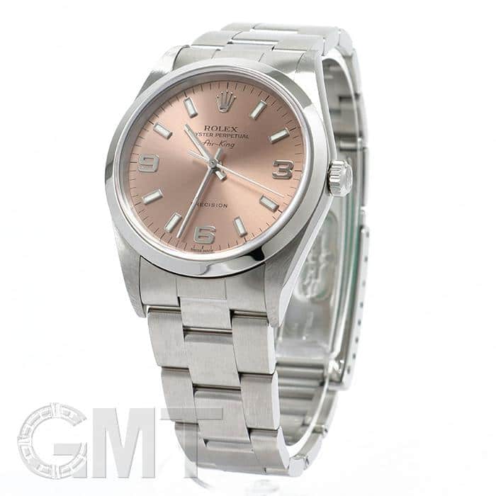 中古)ROLEX ロレックス エアキング 14000M 34mm ピンク F番（商品ID