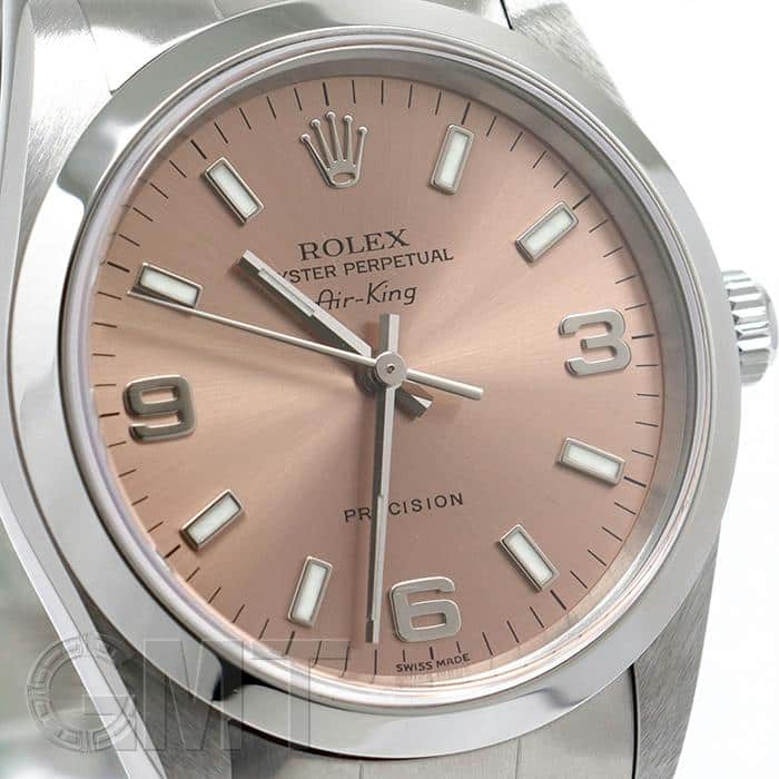 中古)ROLEX ロレックス エアキング 14000M 34mm ピンク F番（商品ID
