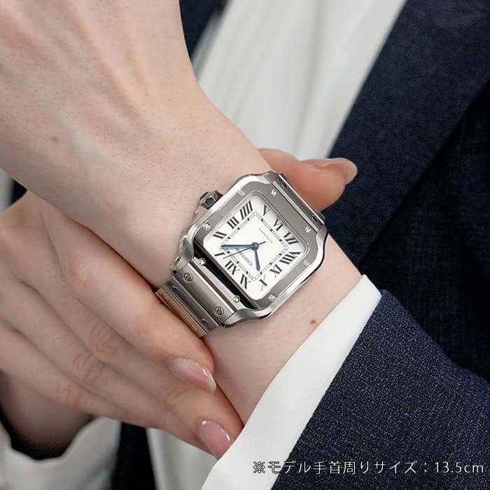 中古)CARTIER カルティエ サントス ドゥ カルティエ MM WSSA0029（商品