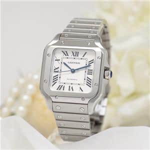 中古)CARTIER カルティエ サントス ドゥ カルティエ MM WSSA0029（商品