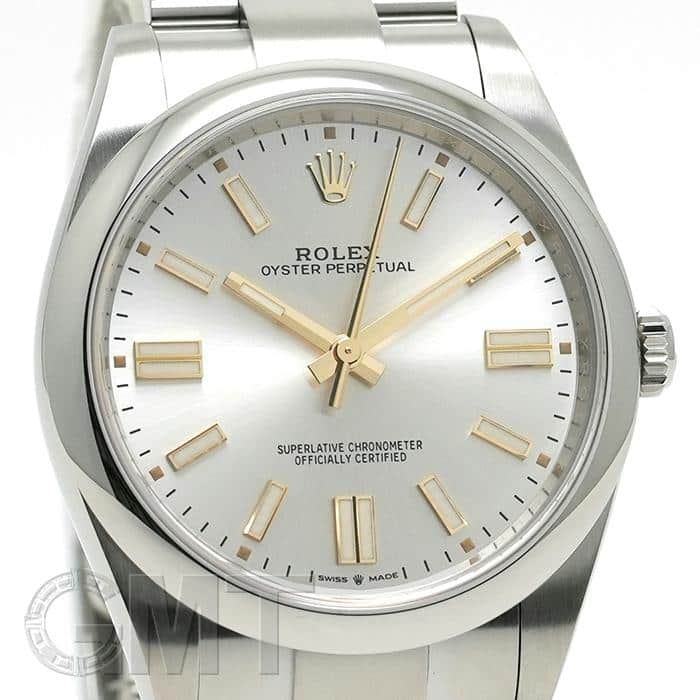 中古)ROLEX ロレックス オイスターパーペチュアル 41 124300 シルバー