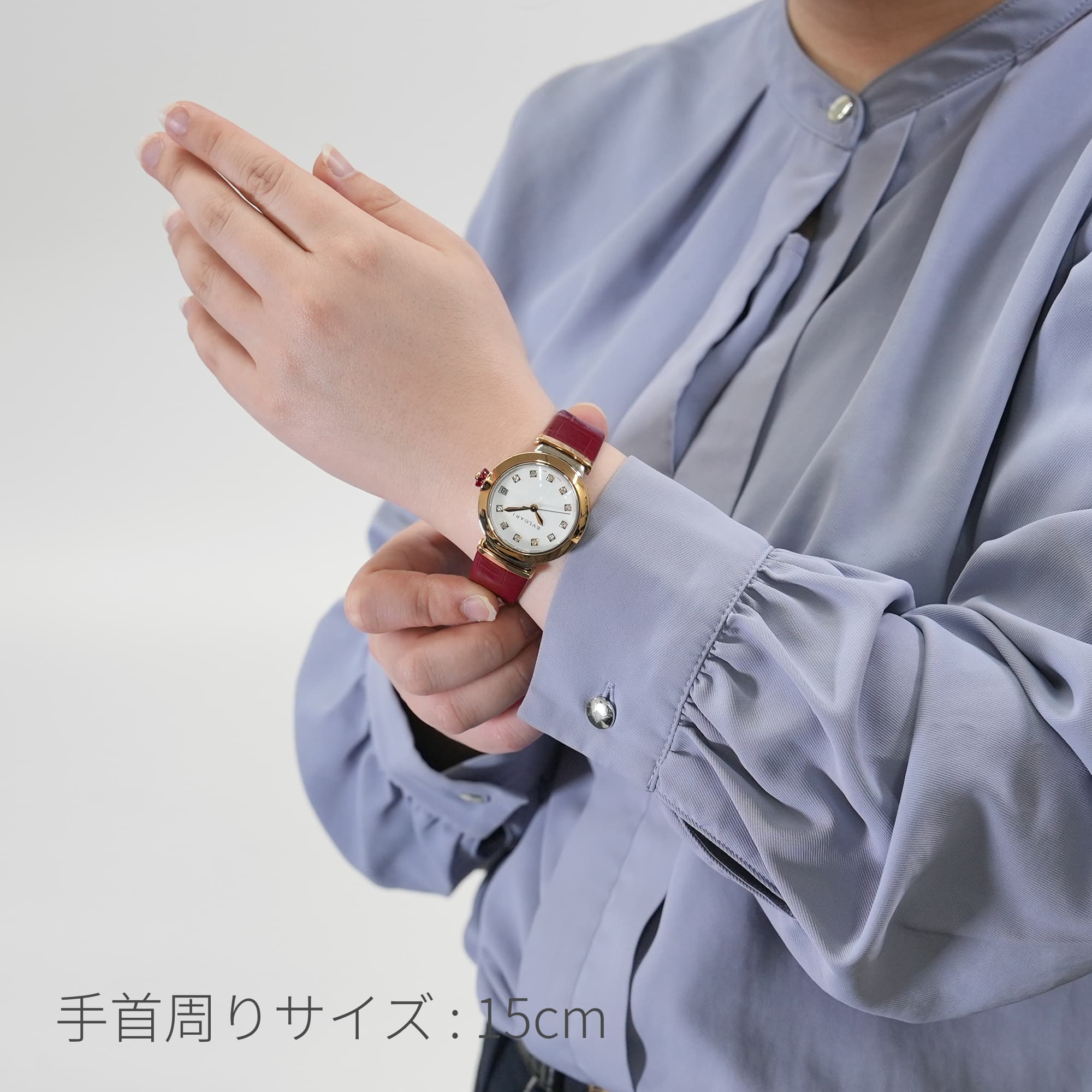 中古)BVLGARI ブルガリ ルチェア オートマティック LU33WSPGLD（102639