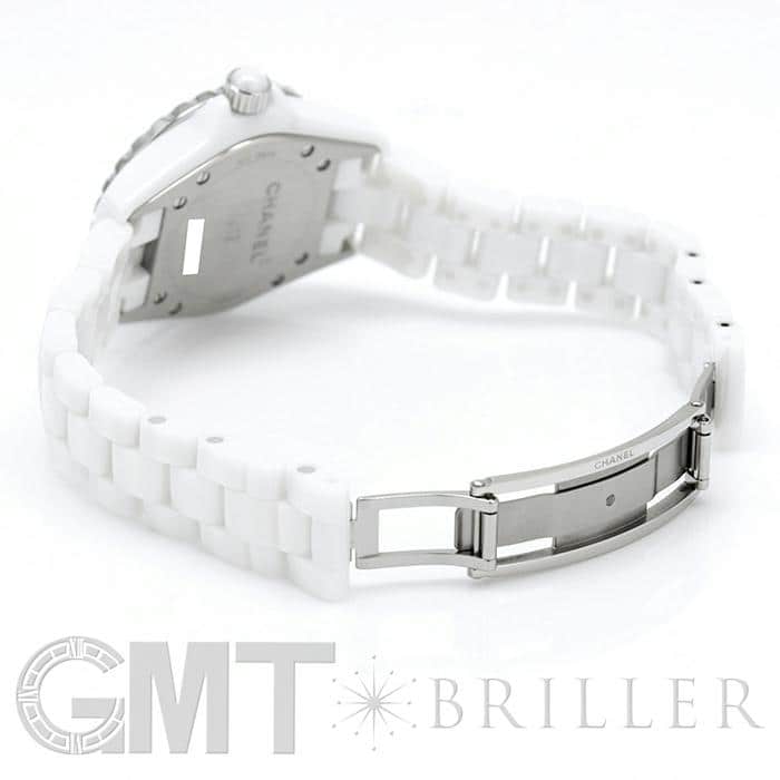 【訳あり】シャネルJ12 8Pダイヤ 33mmシェル ホワイト シャネル J12 ホワイトセラミック 8Pダイヤインデックス 33MM クォーツ