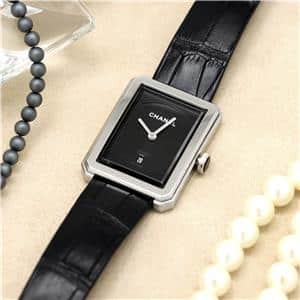 CHANEL シャネル　ボーイフレンド　H4884 中古)CHANEL シャネル ボーイフレンド H4884 ブラック（商品ID