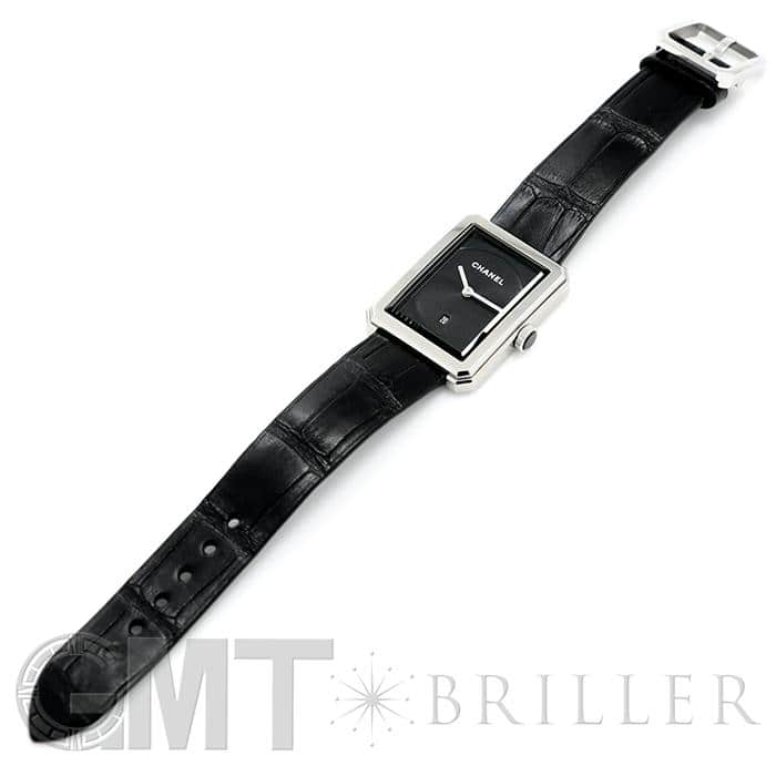 中古)CHANEL シャネル ボーイフレンド H4884 ブラック（商品ID