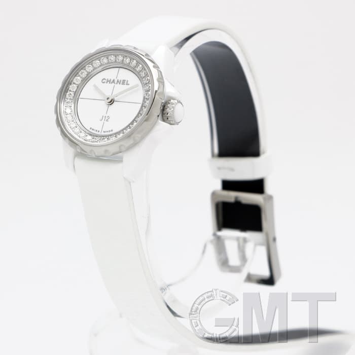 シャネル CHANEL H4664 J12 XS 白セラミック 19mm ダイヤ クォーツ レディース _914003 CHANEL - シャネル CHANEL H4664 J12 XS 白セラミック 19mm ダイヤ