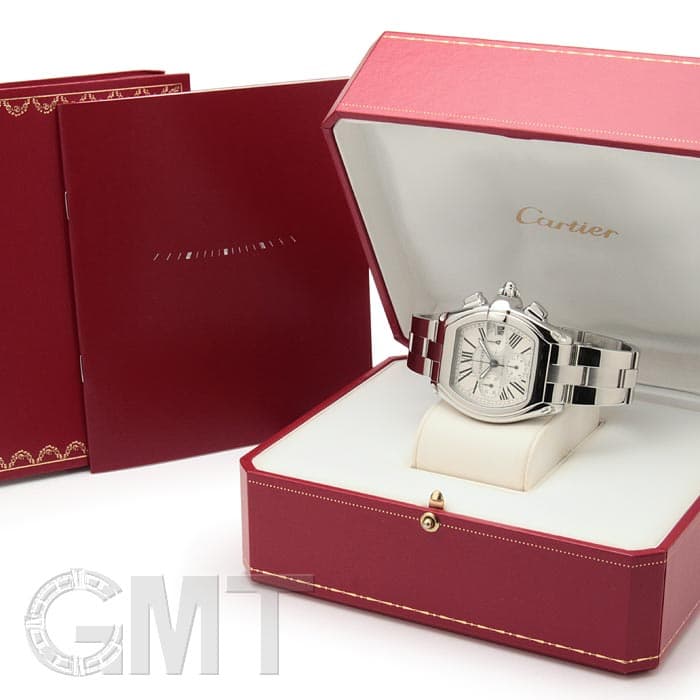 中古)CARTIER カルティエ ロードスター クロノグラフ W62019X6（商品ID