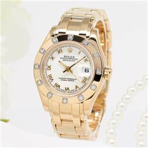 ROLEX ロレックス デイトジャスト パールマスター 69318 ホワイトローマ メイン
