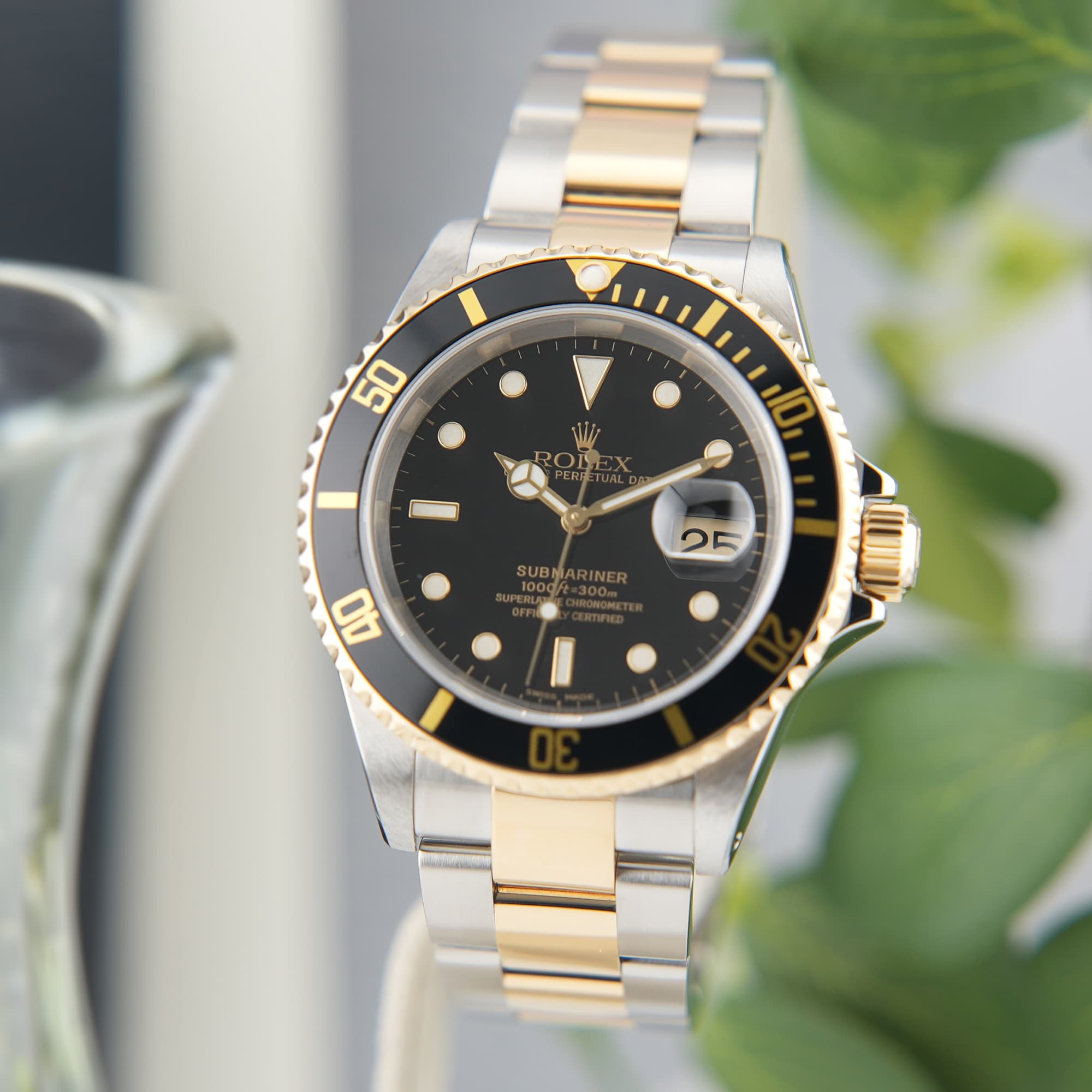 中古)ROLEX ロレックス サブマリーナー 16613 ブラック（商品ID