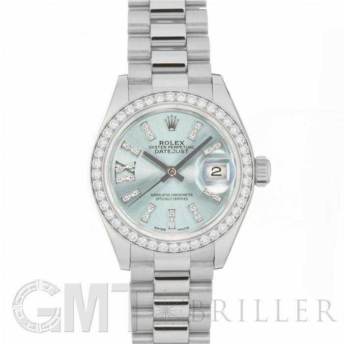 中古)ROLEX ロレックス デイトジャスト 28 279136RBR アイスブルー