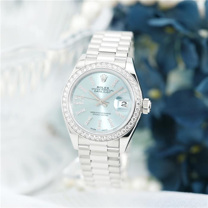 ROLEX デイトジャスト　女性用　付属品のみ 中古)ROLEX ロレックス デイトジャスト 28 279136RBR アイスブルー