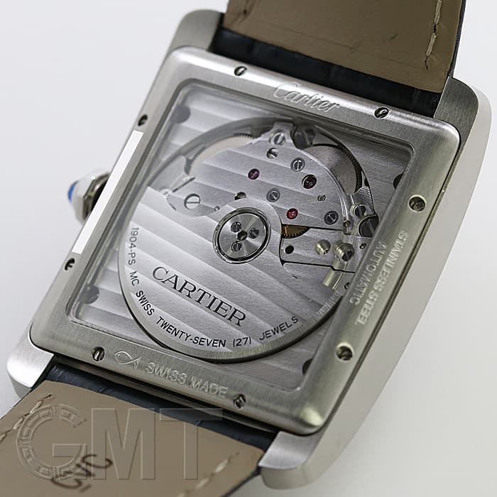 中古)CARTIER カルティエ タンク MC ブルー WSTA0010（商品ID
