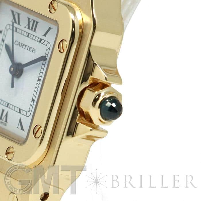 Cartier カルティエ サントスガルべ SM コンビ イエローゴールド 美品 中古)CARTIER カルティエ サントス ガルベ オートマティック SM