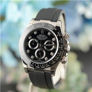 ROLEX ロレックス デイトナ 116519LNG ブラック 8Pダイヤモンド メイン