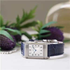 JAEGER LECOULTRE ジャガー・ルクルト レベルソ クラシック スモール デュエット シルバー SS 革 Q2668432 メイン