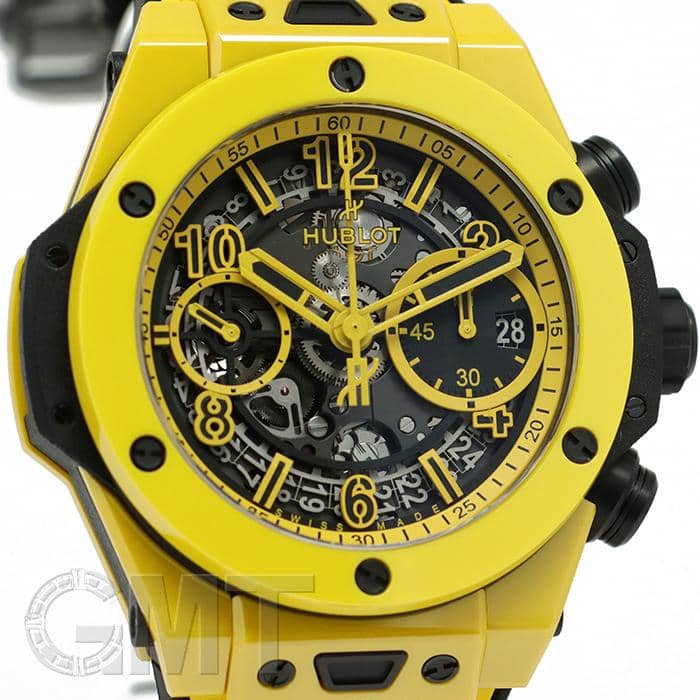 旧西ドイツ製のHAID の新品・未使用のイエローゴールド・ビンテージ時計 新品)HUBLOT ウブロ ビッグバン ウニコ イエローマジック 441.CY.471Y
