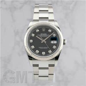 ROLEX ロレックス デイトジャスト 36 126234G ブラック オイスターブレスレット メイン