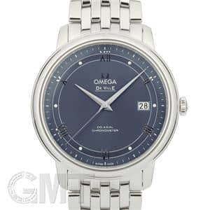 OMEGA オメガ デ・ヴィル プレステージ 39.5mm ブルー 424.10.40.20.03.002 メイン