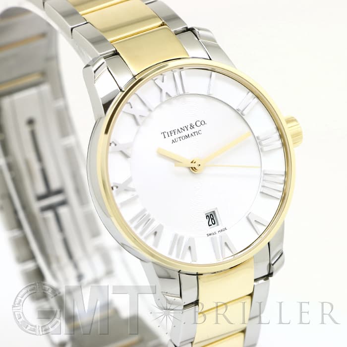ティファニーTiffany アトラスドーム腕時計ホワイト 新品)TIFFANY & Co. ティファニー アトラス ドーム Z1830.68.15A21A00A