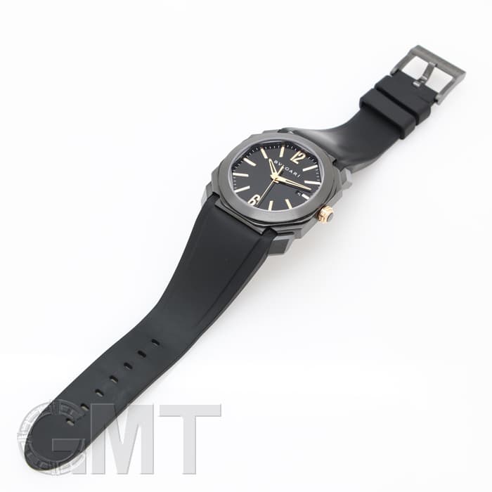 中古)BVLGARI ブルガリ オクト ウルトラネロ ブラック BGO41BBSVD