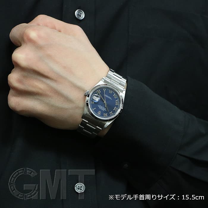 中古)ROLEX ロレックス デイトジャスト 16200 ブルーローマ F番