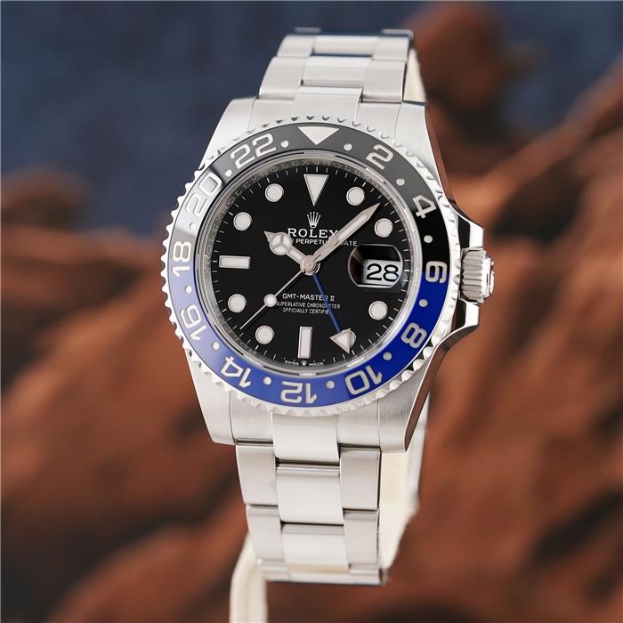 中古)ROLEX ロレックス GMTマスター II 126710BLNR オイスター