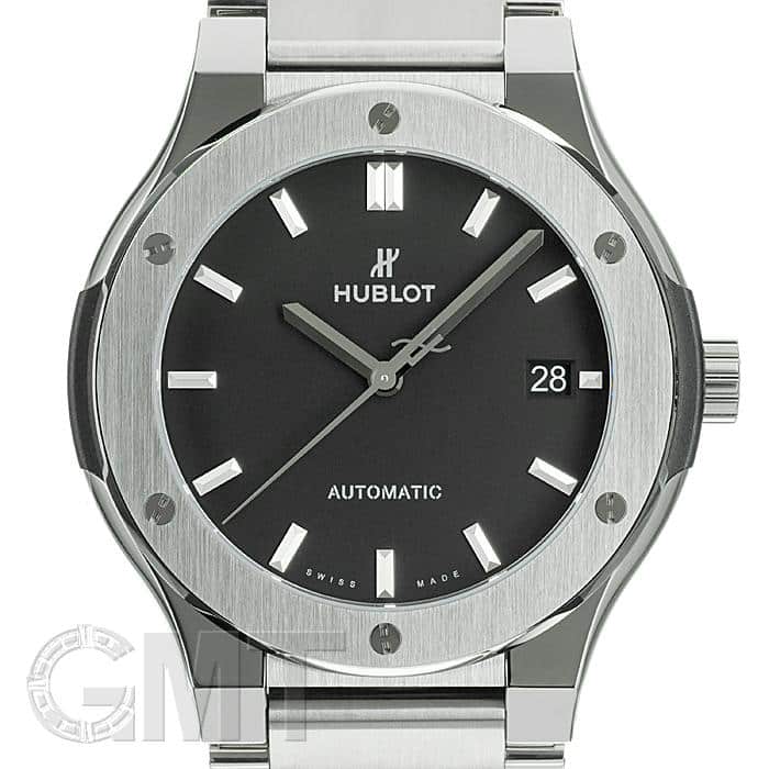 新品)HUBLOT ウブロ クラシック フュージョン チタニウム ブラック