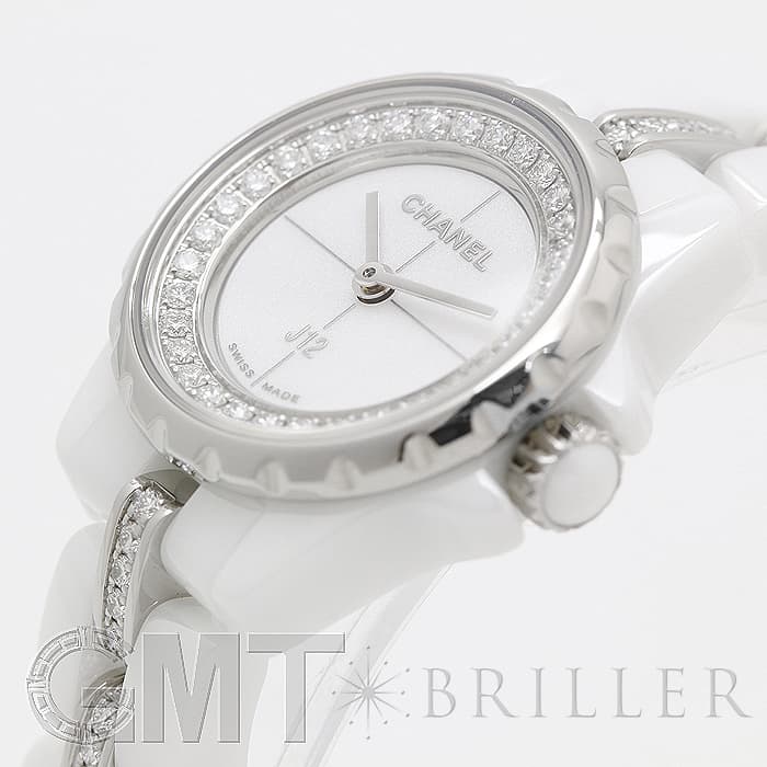 新品)CHANEL シャネル J12 XS ホワイト ブレスダイヤ H5238（商品ID