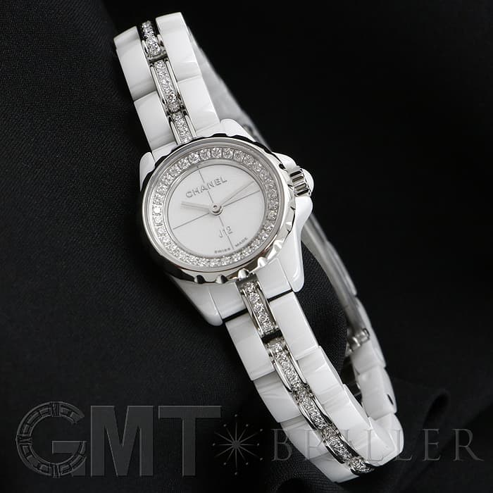 新品)CHANEL シャネル J12 XS ホワイト ブレスダイヤ H5238