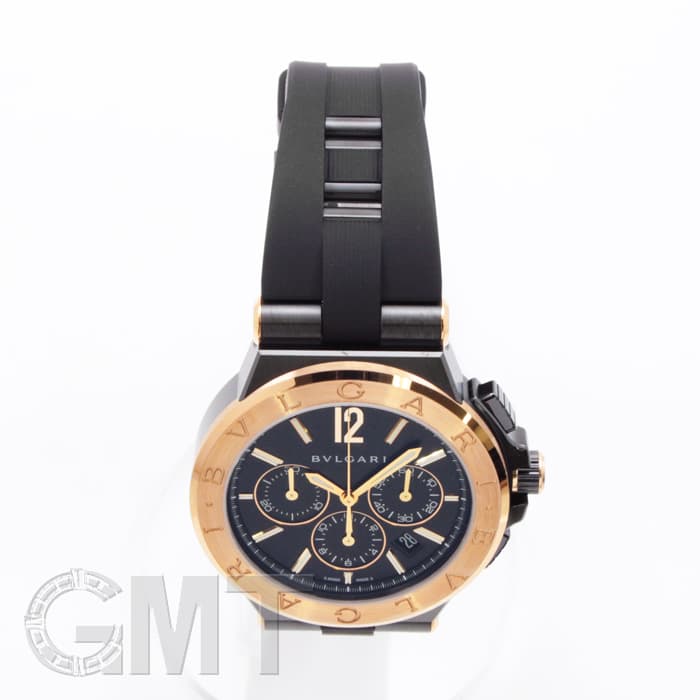 新品)BVLGARI ブルガリ ディアゴノ ウルトラネロ クロノグラフ