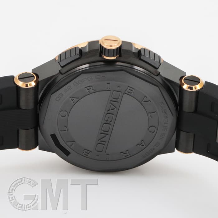 新品)BVLGARI ブルガリ ディアゴノ ウルトラネロ クロノグラフ