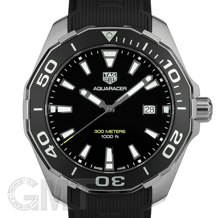 【新品未使用】タグホイヤー TAG heuer アクアレーサー WAY101A 新品)TAG HEUER タグ・ホイヤー アクアレーサー ブラック 43mm WAY101A
