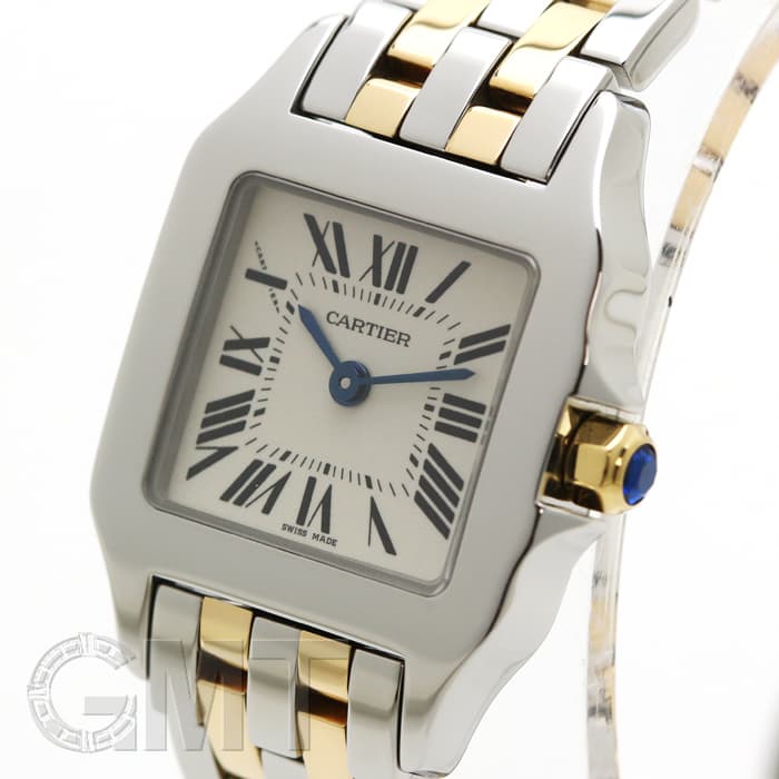 Cartier カルティエサントスドゥモワゼルSM コマ 中古)CARTIER カルティエ サントス ドゥモワゼル SM W25066Z6（商品ID