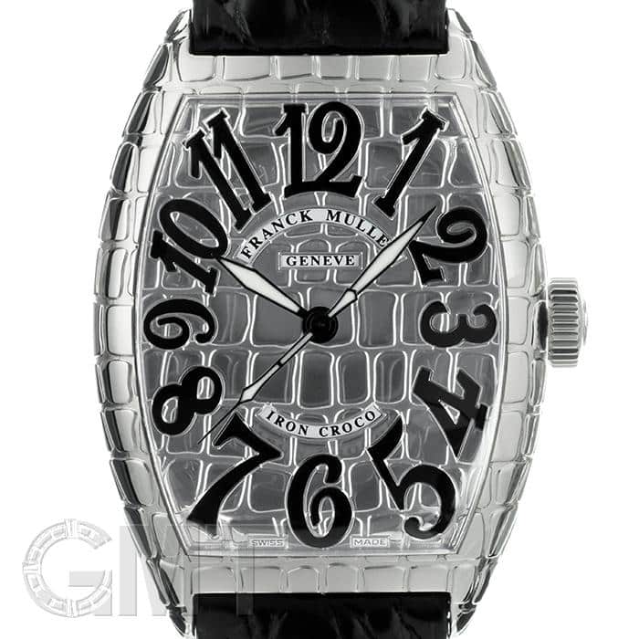 [純正試着のみ]フランクミュラー 8880シリーズ クロコベルト 中古)FRANCK MULLER フランク・ミュラー トノーカーべックス アイアン