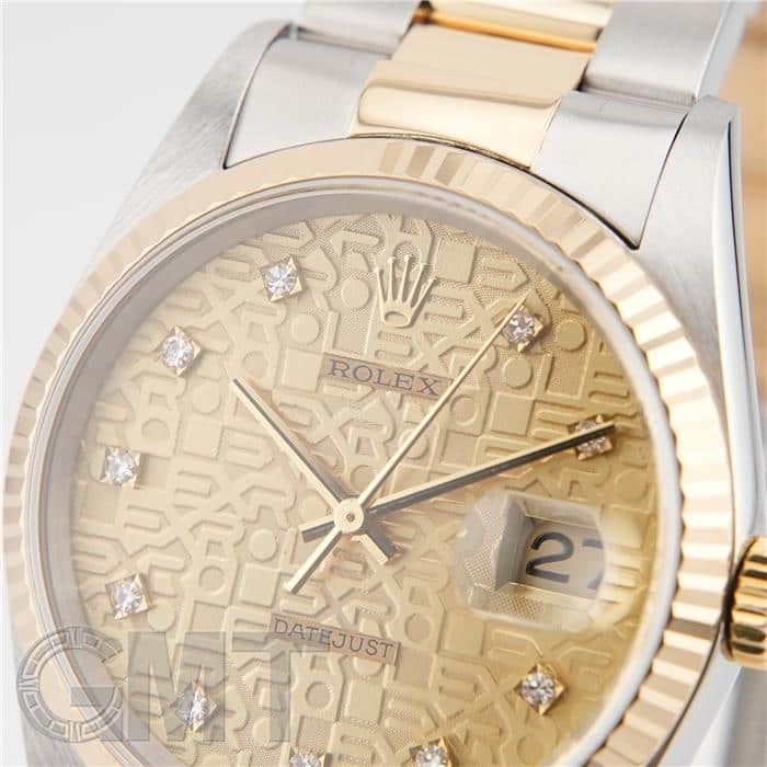ROLEX ディトジャスト16233G　ブレスレット 中古)ROLEX ロレックス デイトジャスト 16233 ホワイトローマ