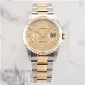 ROLEX ロレックス デイトジャスト 16233G シャンパンコンピューター オイスターブレスレット メイン