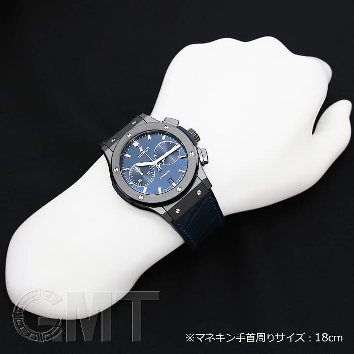 新品)HUBLOT ウブロ クラシック フュージョン セラミックブルー クロノ