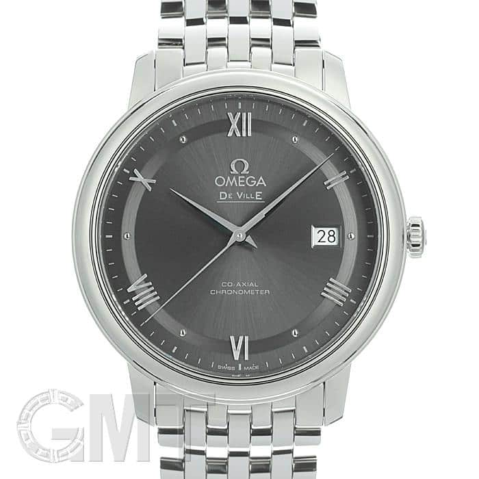 新品)OMEGA オメガ デ・ヴィル プレステージ 39.5mm グレー 424.10