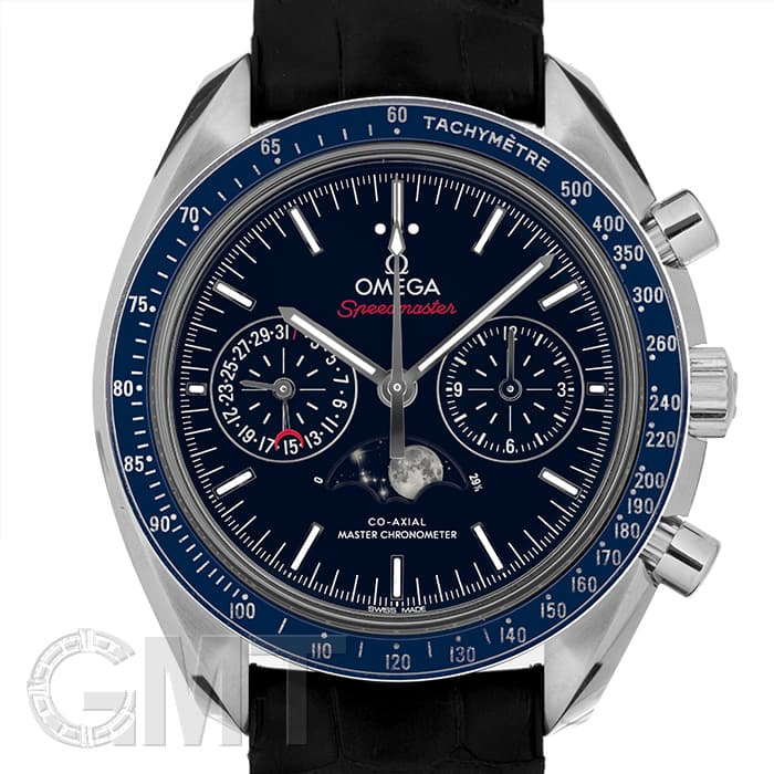 新品)OMEGA オメガ スピードマスター ムーンフェイズ コーアクシャル