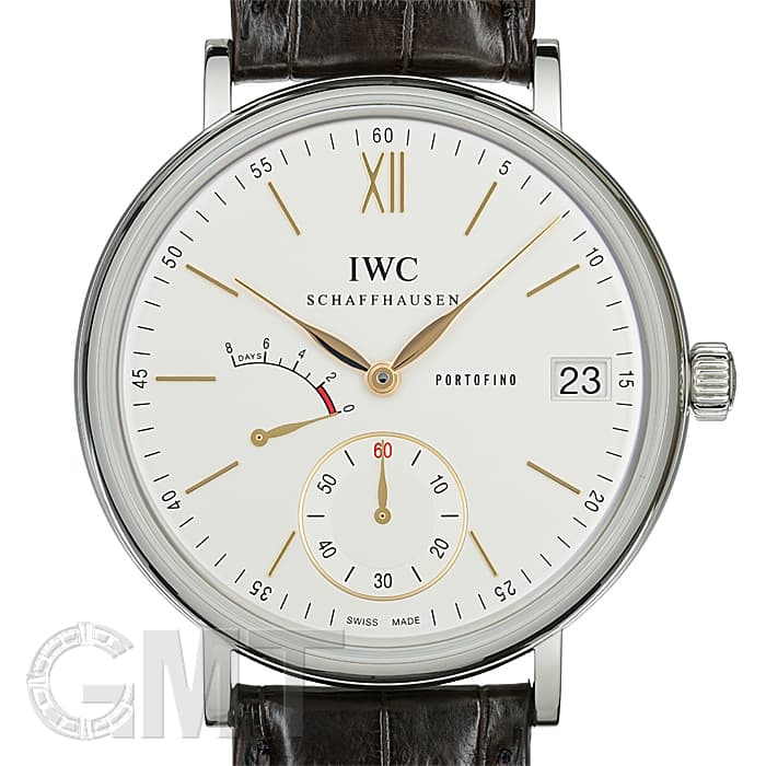 IWC ポートフィノ･ハンドワインド･8days 45mm IW510103 メンズ 腕時計【Aランク】【中古】 中古)IWC インターナショナルウォッチカンパニー ポートフィノ ハンド