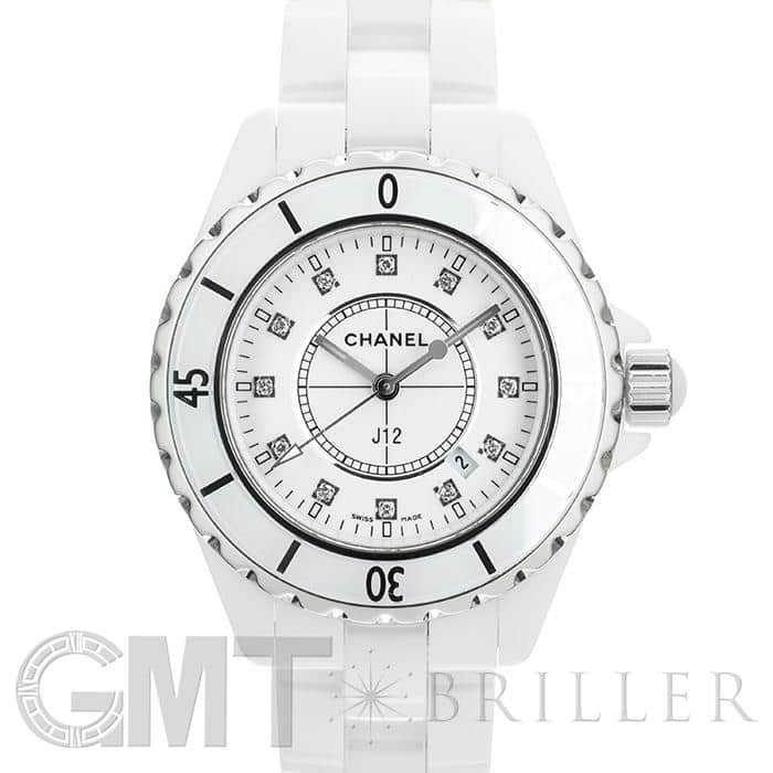 中古)CHANEL シャネル J12 H1628 ホワイトセラミック レディース 33mm 