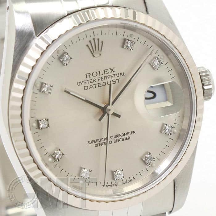 中古)ROLEX ロレックス デイトジャスト 16234G シルバー（商品ID