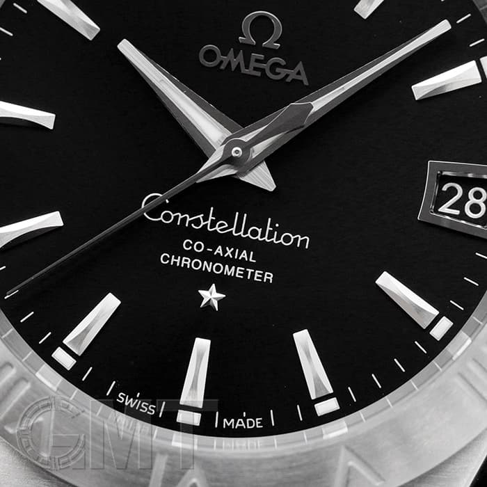 OMEGA コンステレーション クォーツ時計 ブラック オメガ 新品)OMEGA オメガ コンステレーション コーアクシャル クロノメーター