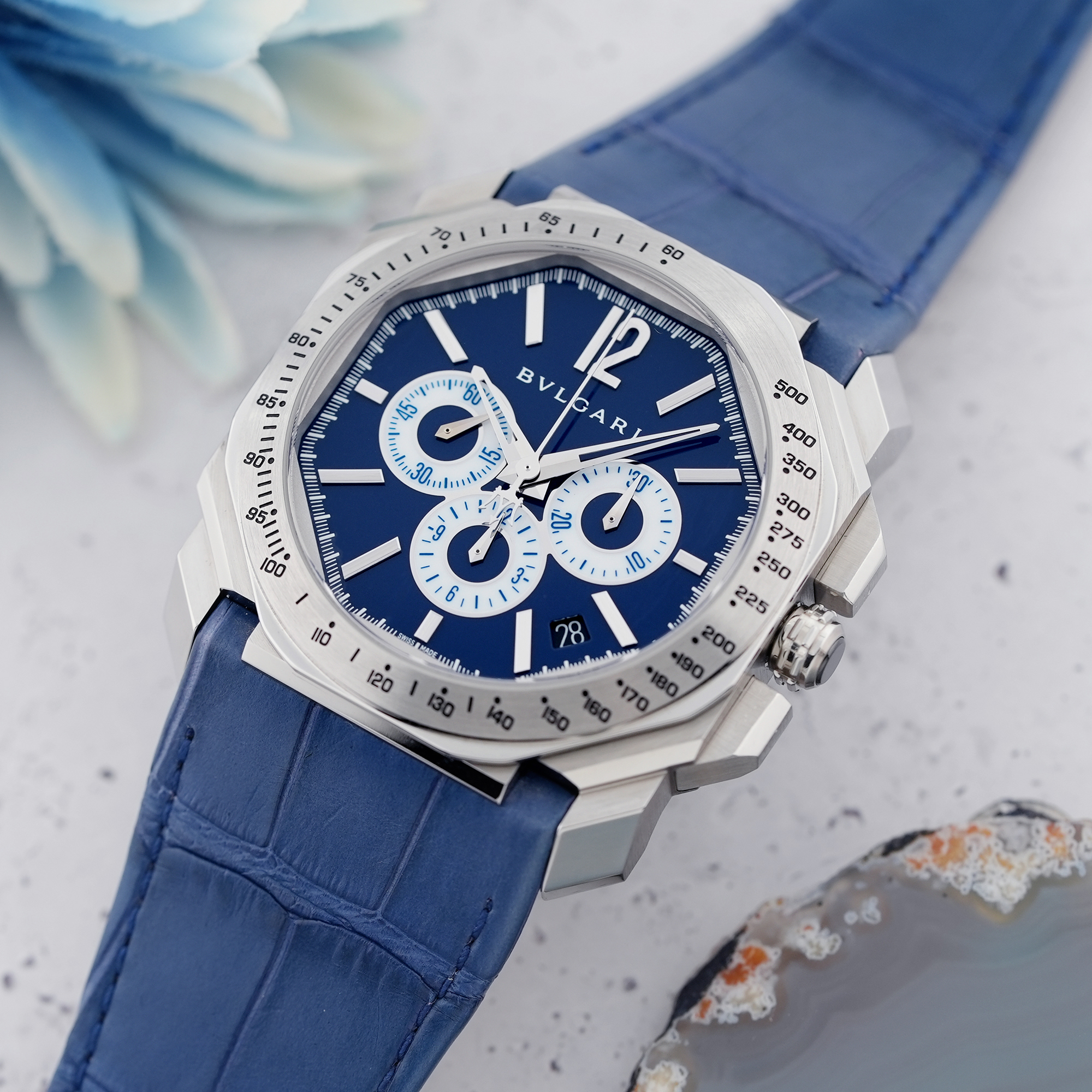 新品)BVLGARI ブルガリ オクト ヴェロチッシモ クロノグラフ